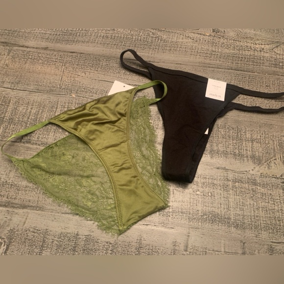 Small Women’s Underwear, NWT, Olive Green & Black color. - Picture 1 of 10